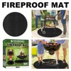 Fire Pit Mat Under Grill Mat Round Grill Mat Outdoor