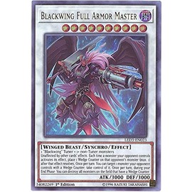 Blackwing Full-Armor Master - LED3-EN023 - Ultra Rare - 1st Edition