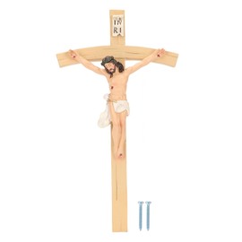 Jesus Christ Crucifix Handcrafted Exquisite Details Crucifix Wall Cross for Home Decoration Gift Collection