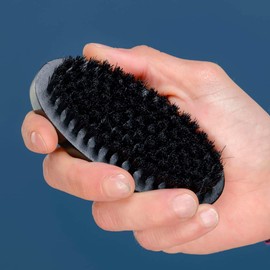 Sapiens Barbershop Men's Beard Brush - Boar Bristle Beard Brush for All Beard Types - Pocket Size Ideal for Beard Care - Perfect for Beard Oil and Beard Balm - Boar Bristle Beard Brush for Men