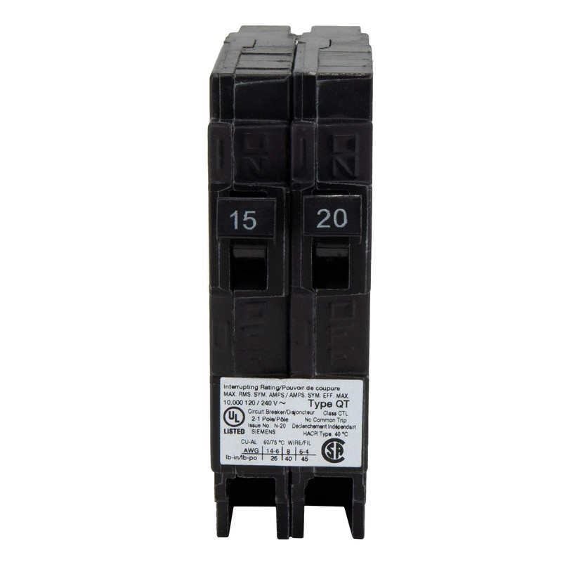 RecPro RV Circuit Breaker 15-20 Amp Q1520 | Camper Breaker