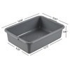 Fabnati 5-Pack 8 L Commercial Bus Box Tub, Small Dish