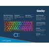Geeky GK61 SE 60% | Mechanical Gaming Keyboard | 61
