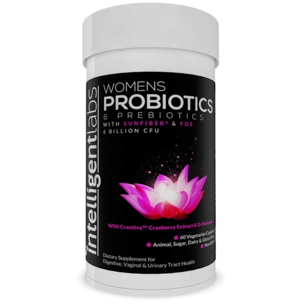 Intelligent Labs Women's 6 Billion CFU Probiotics and Prebiotics With