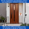 Sign "PAKETE BITTE HERE ABGEN. VIELEN DANK!", 1 piece, 30