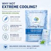 Gentle Cooling Wipes for Hot Flashes and Warm Weather