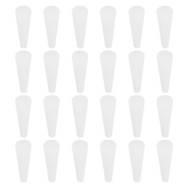 PATIKIL Solid Rubber Stopper 3x7x20mm 24pcs Tapered Lab Rubber Stopper Test Tube Plug Flask Water Pipe Seal White