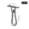 NUOLUX Pad Eye Rectangular Ceiling Hook Carabiner Shade Hook U