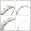 Raw Crystal Quartz Crown Headband - HAIMEIKANG Handmade Tiara Natural