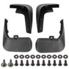 Guardabarros para coche, 4 piezas de accesorios de coche, guardabarros