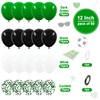 Green Black Balloons, Ousuga 60 pcs 12 Inch Matte Black