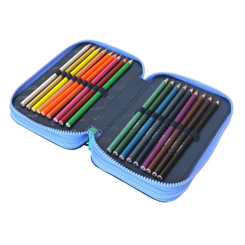 Coolpack Jumper 3 Bunnyland F067704 Pencil Case Multi-Coloured