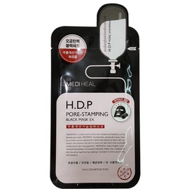 Mediheal HDP Pore Stamping Black Mask Pack EX 25ml, 10-pack, 3 packs / 메디힐 에이치디피 포어스탬핑 블랙 마스크팩 이엑스 25ml, 10개입, 3개