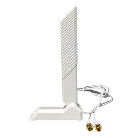 for ASUS WiFi 7 Antenna 2.4G 5G 6G WiFi 6E WIFI7 for B850 Series Wi-Fi 7 Gaming Motherboard with New Interface(White)