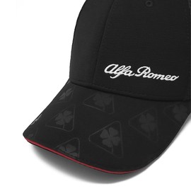 4R Quattroerre.it Elite Alfisti Curved Visor Hat - Black, Black, black
