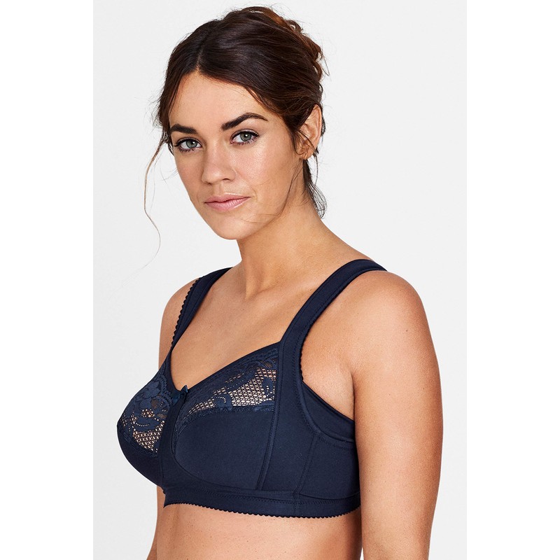 Miss Mary of Sweden Lovely Lace Support Non-Wired Comfort Cotton