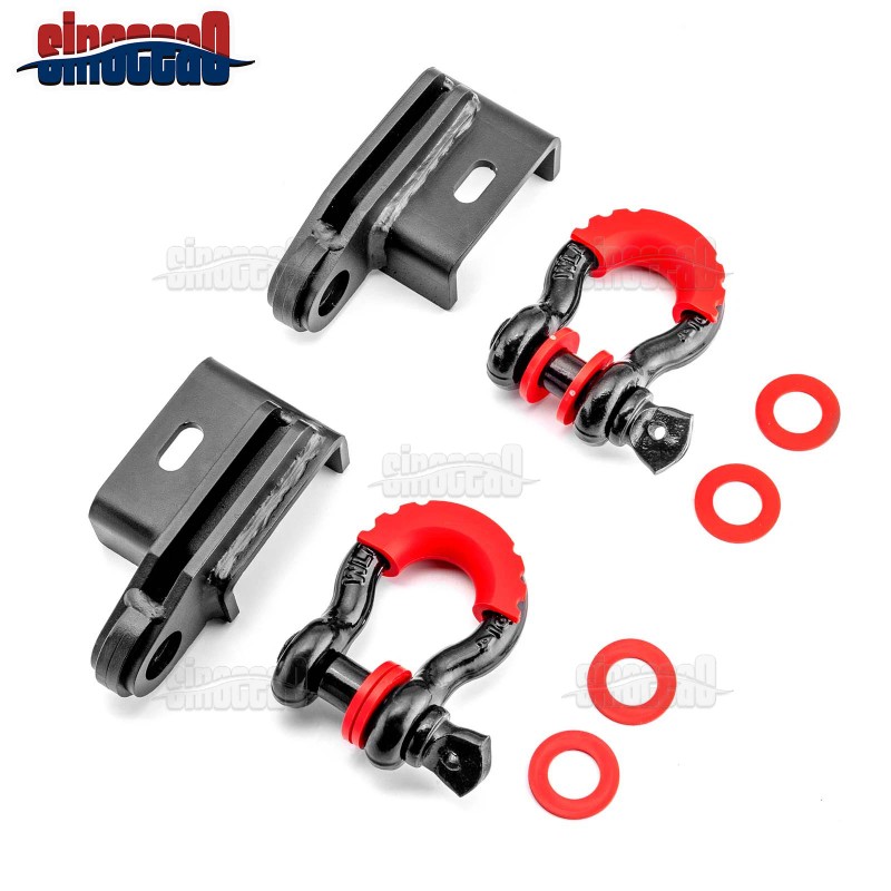 Sinocea0 Front Tow Hook and 3/4'' D-Ring Shackle for 2009-2022