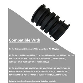 W11419334 Dishwasher Hose Fit for KitchenAid Kenmore Whirlpool Jenn Air Maytag Dishwashers Replace 4960330 AP6981352 W11250985 EAP12745538 Pressure Hose