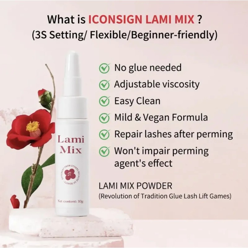 Iconsign Lami Mix Polvo Espesante Lifting Técnica Coreana 10gramos