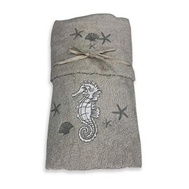 tex family Sea Seahorse Towel Set Taupe