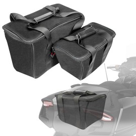 KAMIYONG 2pcs Rear Trunk Organizer Removable Liner Luggage Bags Waterproof Tool Gear Bag Trike Accessories Fit for Can Am Spyder RT RT-S 2010-2019 RT-L 2011-2019