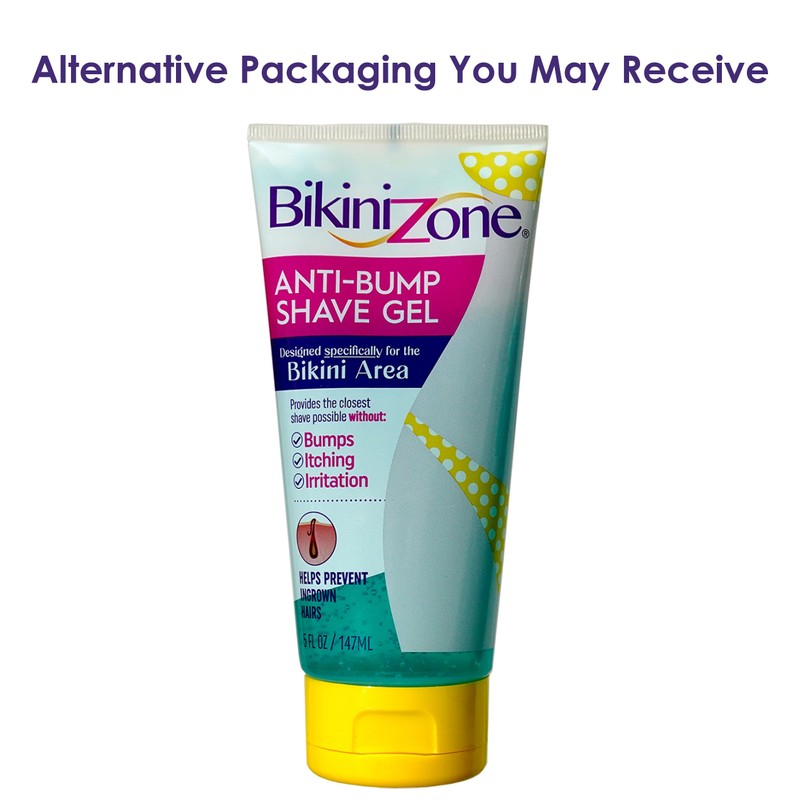 Bikini Zone Anti-Bump Shave Gel for Sensitive Areas, 5 Oz,