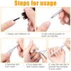 4 Piece Cuticle Pusher Set, Stainless Steel Cuticle Remover, Metal