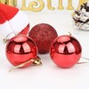 Christmas Ornament Ball Ornament, 40 mm, Red, 24 Pcs/Sphere Ball