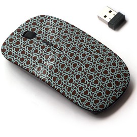 2.4G Wireless Mouse with Cute Pattern Design for All Laptops and Desktops with Nano Receiver - Arabesque
