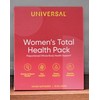 Universal Nutrition Women's Total Health Pack 30 Pill Packs Women