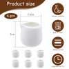 CONNECTION White Ceramic Milk Jug 6 Pcs Small Milk Jug