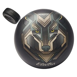 Electra Fahrradklingel Domed Ringer, Wolf - Schwarz, DomedRinger