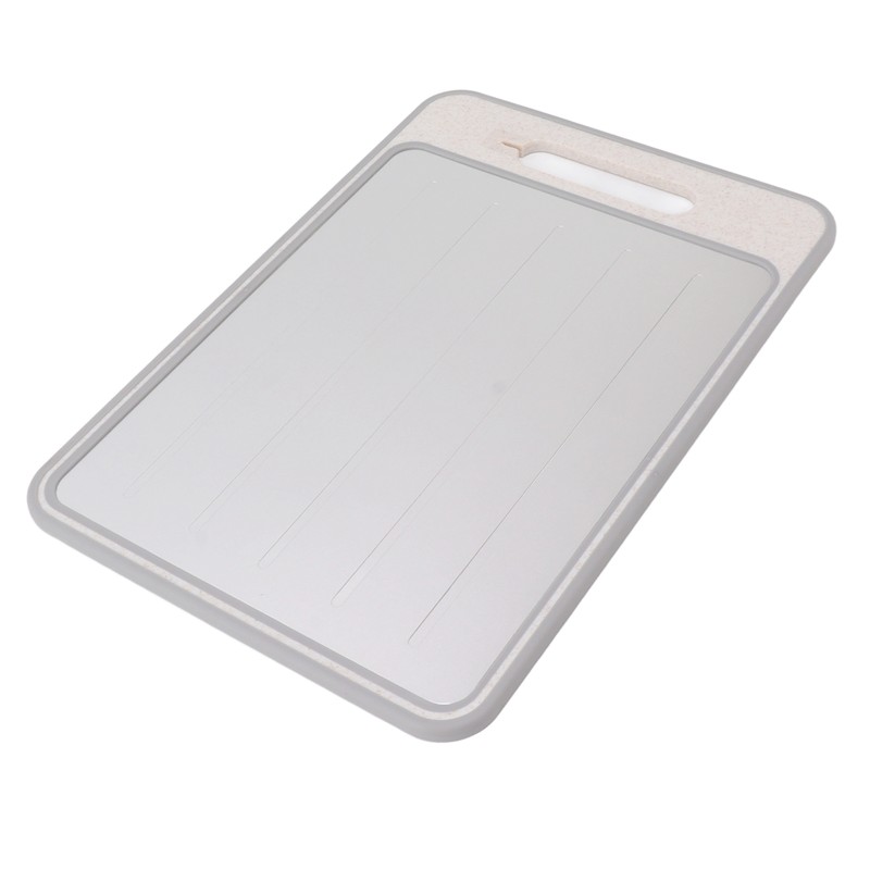 Defrosting Cutting Board Double Sided Chopping Board with Knife Sharpener