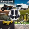 MEAJOO 4PCS Bullet Shell Tire Valve Stem Caps, Aluminum Alloy