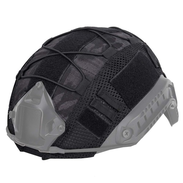 Huenco Tactical Net Helmet Cover for Ops-Core Fast PJ Helmet (Helmet is not included)