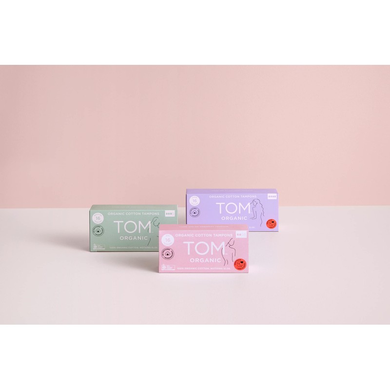 TOM Organic Regular Tampons, 16 count