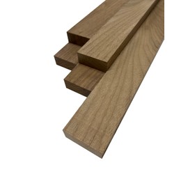 Exotic Wood Zone Pack of 5, Cutting Board Blocks Black Walnut | Best 3/4" Lumber Boards (3/4" x 2") (3/4" x 2" x 12", Black Walnut)