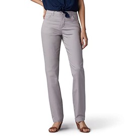 Lee Women's Instantly Slims Classic Relaxed Fit Monroe Straight Leg Jean, Palisade, 8