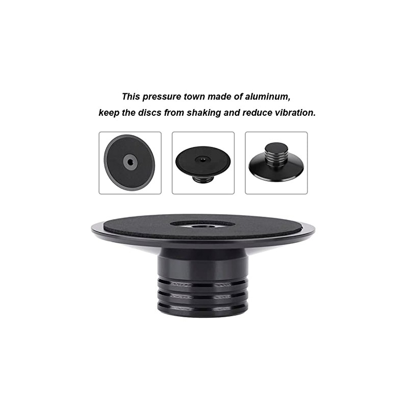 Vinyl Record Weight Stabilizer, LP Turntable, Metal Disc Stabilizer, Record
