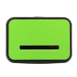 Walking Pedometer Green Solar Battery Powered Distance Calorie Counter Electronic Step Counter for Fitness