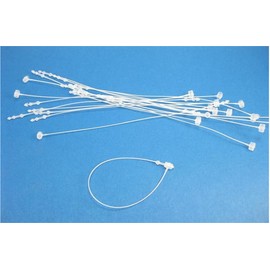 Satsonik Loop Pin Fasteners Snap Lock Pins Multiple Colors and Sizes (5" Clear-1000 Pcs)