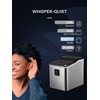 Countertop Ice Maker Machine 𝑺𝒕𝒂𝒊𝒏𝒍𝒆𝒔𝒔 𝑺𝒕𝒆𝒆𝒍, 9 Bullet Ice in