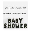 A4f Solutions Globo Baby Shower Letrero Negro Fiesta Decoración 1