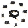 Telooco Leather Shoulder Strap Replacement 85-150cm Adjustable Leather Belt for