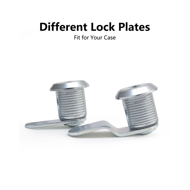 Bicafa 3 Packs Cabinets Locks with Keys, Keyed Alike Cam