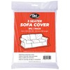 GroundMaster Polythene Plastic Sofa Chair Cover | Protective Dust Sheet