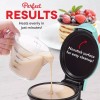 DASH Mini Maker Aqua - Non-Stick 4 Inch Waffle Hash