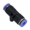4mm (OD) Pneumatic Air Straight Hose Pipe Tube Inline Push