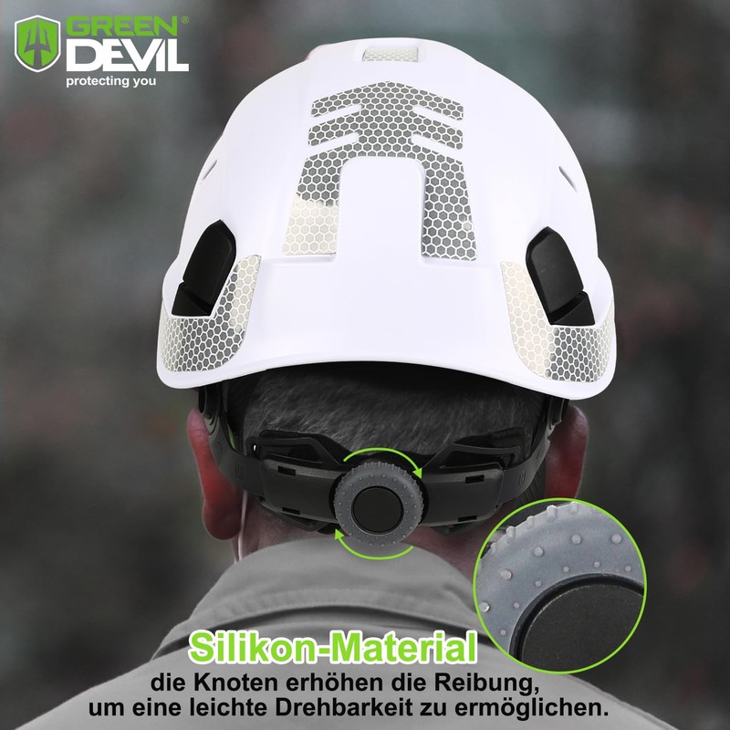 GREEN DEVIL Replacement set ratchets are important for helmet fixation.