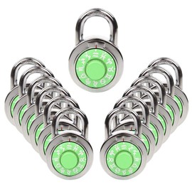 SEPOX® 12PCS Set Zodiac Series Dial Combination Lock, 2" Wide Steel Lock Body, 12 Zodiac, Unique Constellation-Theme Combinations, for School, Gym & Sports Locker, Case, Toolbox, Fence, Gift